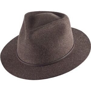 Kooringal Hayle Fedora Wool Felt Hat Brown Small